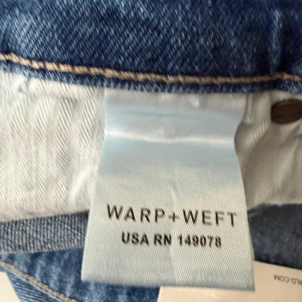 Warp + Weft GRR Gerald R. Ford Relaxed Straight Jeans Westside Light Blue 42x34‎